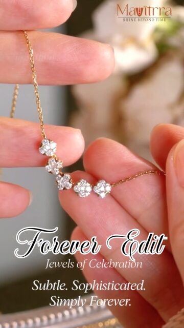 Not too much. Never too little.
Just the right sparkle — Forever Edit by Mavitrra.

#ForeverEditByMavitrra #JewelsOfCelebration #Mavitrra #PearlJewellery #RubyAndDiamond #GoldPendant #EverydayElegance #TimelessLuxury #PearlChain #MinimalLuxury #FineJewellery #ElegantStyle #DailyLuxury #SubtleSparkle #ModernClassic #ForeverShine #MavitrraMoments #LuxuryJewels #ClassicElegance #WearYourShine
