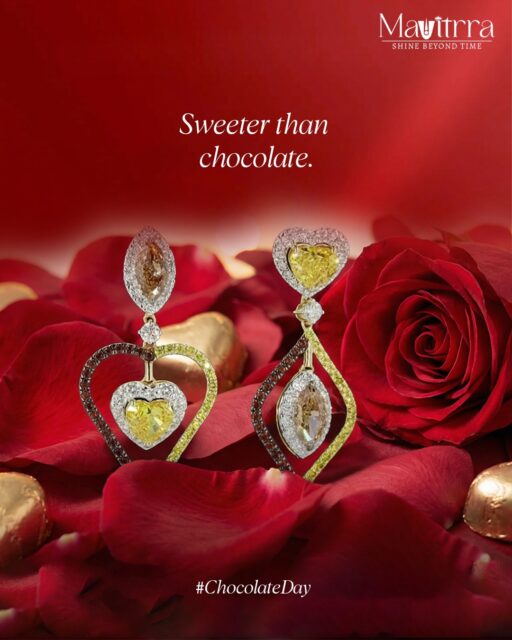 This Chocolate Day, gift her a sweetness that lasts beyond a moment.

#ChocolateDay #SweeterThanChocolate #ValentinesWeek #Mavitrra #MavitrraJewels #ShineBeyondTime #FineJewellery #DiamondLove #LuxuryGifting #LoveInEveryDetail #ValentinesGifting #JewelleryThatSpeaks