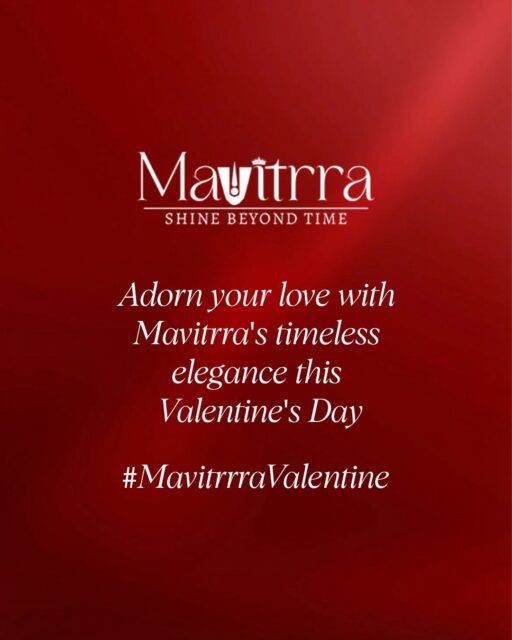 This Valentine’s Day, gift her more than a moment — gift her eternity in diamonds.A sparkle that speaks your heart. A shine that stays forever.

#ValentinesDay #MavitrraValentine #Mavitrra #ShineBeyondTime #ValentinesWeek #LuxuryJewellery #FineJewellery #DiamondLove #GiftHerBrilliance #TimelessElegance #ForeverSparkle #LoveInDiamonds #JewelleryGifting #valentinesgiftingidea