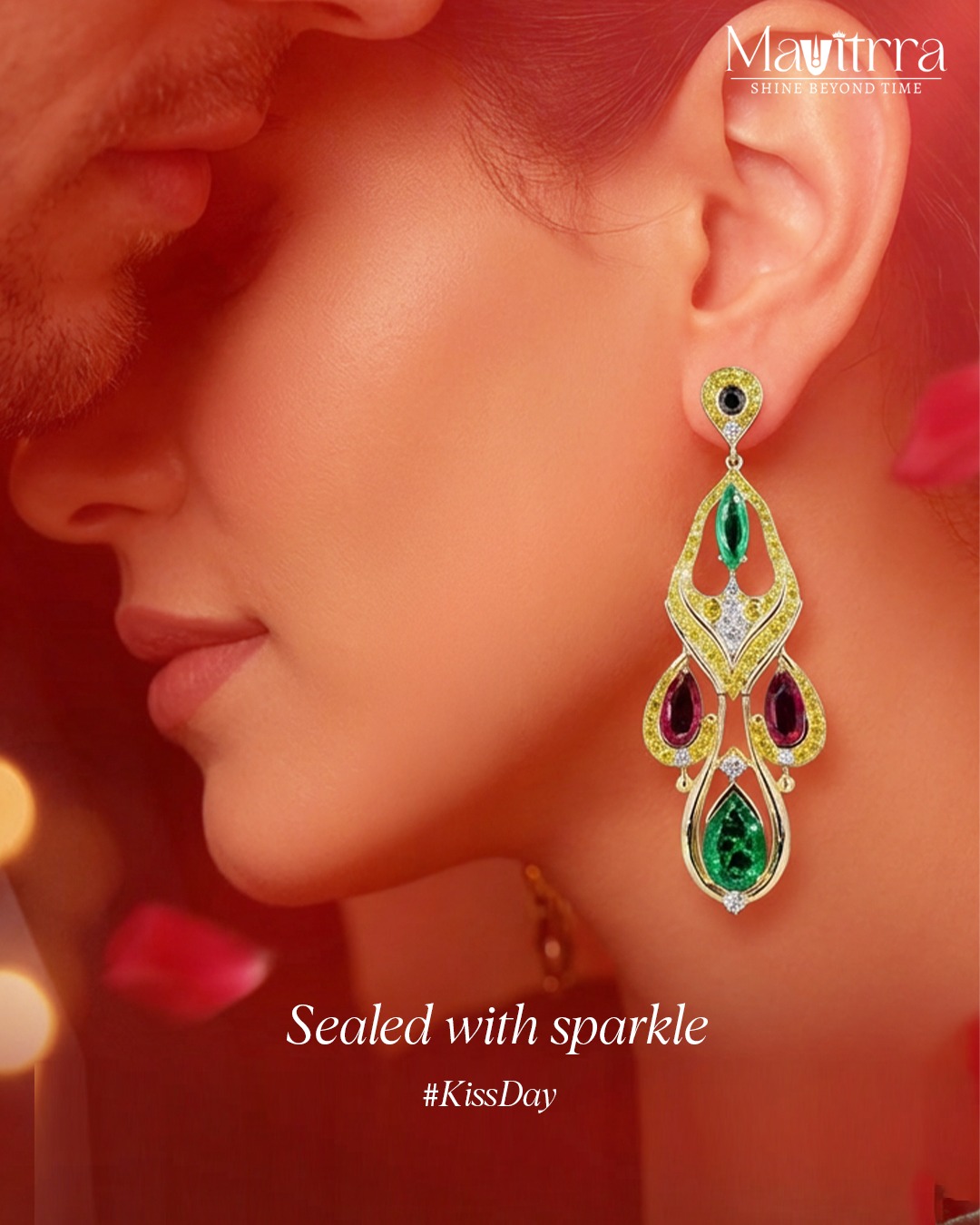 A moment this close deserves a brilliance just as rare.
Where love lingers softly…
and every heartbeat is wrapped in gold, emerald fire, and timeless sparkle.
Crafted in fine gold.
Celebrate love with elegance that lives beyond time. 💫
#Mavitrra #ShineBeyondTime #ValentinesWeek #LuxuryJewellery #HighJewelry #DiamondElegance #EmeraldLove #TimelessRomance #HauteJewellery #StatementLuxury #ValentineGifting #EternalSparkle #FineJewels