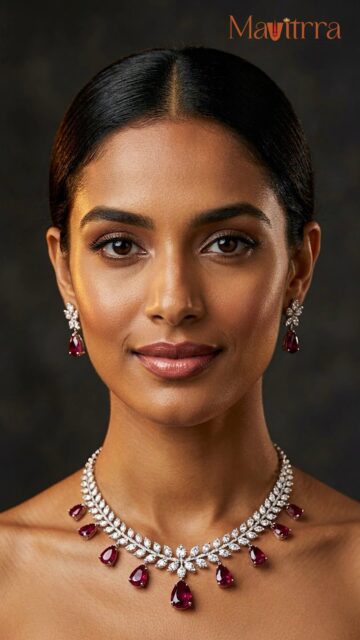 Dripping in deep red elegance, Ruby Royale is where timeless royalty meets modern luxury.
Crafted to turn every glance into admiration — because some jewels don’t just shine, they rule. ❤️✨
📩 DM us to make it yours.
www.mavitrra.com
#RubyRoyale #LuxuryJewellery #RoyalElegance #StatementJewellery #BridalLuxury