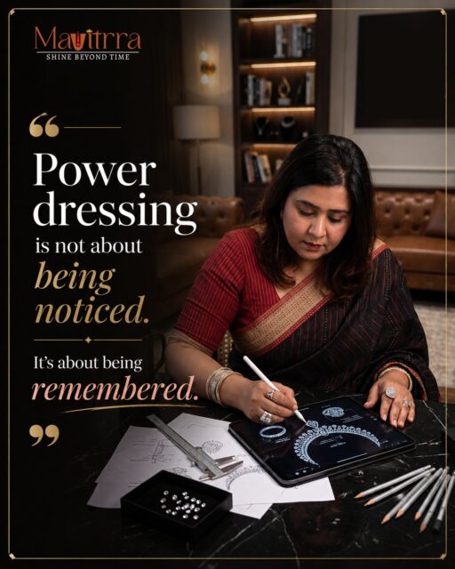 “Power dressing is not about being noticed.
It’s about being remembered.”
True presence never asks for attention.
It comes from originality, natural confidence, and the aura you carry without trying too hard.
At Mavitrra, we believe luxury is an extension of personality — refined, timeless, and unapologetically authentic. ✨
#Mavitrra #PowerDressing #QuietLuxury #TimelessElegance #LuxuryAura
(power dressing, luxury personality, original style, natural aura, timeless fashion, elegant confidence, founder vision, quiet luxury, authentic elegance, luxury lifestyle)