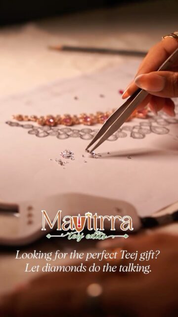 Every Teej celebrates a bond that’s timeless. ✨❤️
This year, express your love with a gift that shines just as beautifully. From everyday elegance to forever treasures, let Mavitrra Jewels make her celebration unforgettable. 💎🌿

Because some emotions are best said with diamonds.

#MavitrraJewels #Teej2026 #DiamondJewellery #GiftHerForever #LuxuryJewellery
(Teej gifts, diamond jewellery, luxury gifts, Teej gifting, IGI certified diamonds, fine jewellery, custom jewellery, timeless elegance, gifts for wife, gifts for her, bridal jewellery, festive jewellery, handcrafted jewellery, Mavitrra Jewels, Teej celebration)