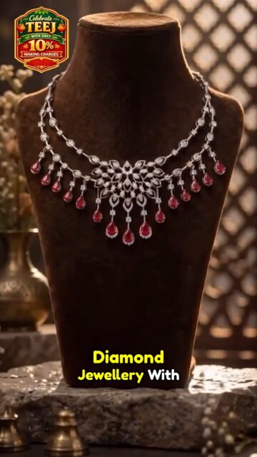 ✨ This Teej, celebrate traditions with a touch of timeless brilliance. Adorn yourself with diamonds that shine as beautifully as your festive spirit. 💚✨ 
Enjoy 10% OFF on making charges and make every celebration even more memorable with Mavitrra. Because every sparkle tells a story, and yours deserves to shine the brightest. 💎🌿
✨ Shop the festive collection: www.mavitrra.com

#Mavitrra #HariyaliTeej #TeejCelebration #DiamondJewellery #FestiveOffers

(Hariyali Teej, Teej jewellery, diamond jewellery, festive diamonds, Teej offer, women's jewellery, bridal jewellery, making charges offer, luxury jewellery, Mavitrra Diamonds)