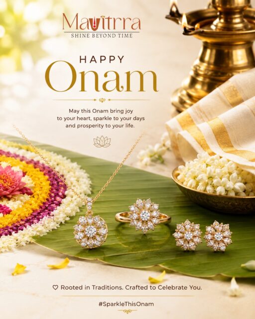 🌼 Celebrating Onam with love, light & togetherness. ✨
May your home be filled with happiness, your heart with warmth, and your celebrations with beautiful memories. 💛
Wishing you a joyful and prosperous Onam from Mavitrra! 🌸
#HappyOnam #Onam #Mavitrra #OnamCelebration #FestiveVibes